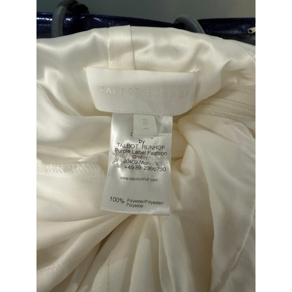 TALBOT RUNHOF Ruched Lurex Gown - Picture 6 of 7